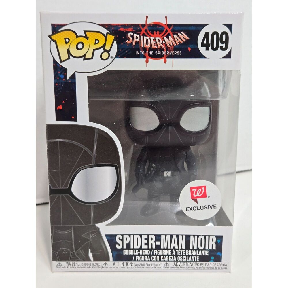 Funko Pop Spider-Man Noir Walgreens Exclusive | Into the Spiderverse #409